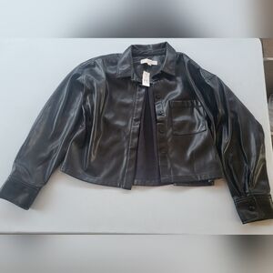 LOFT Black Leather Jacket
